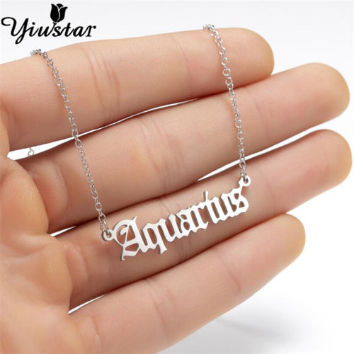 Load image into Gallery viewer, Star Sign Necklace
