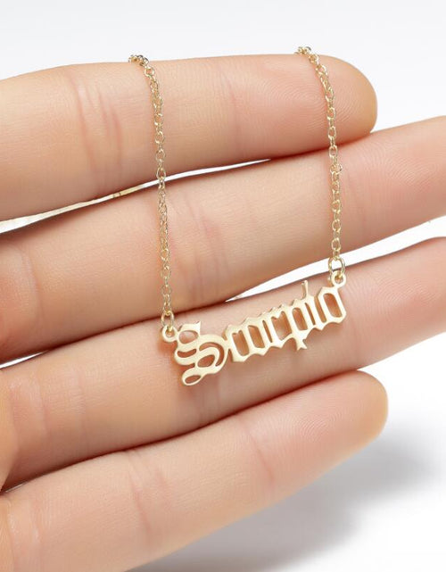 Load image into Gallery viewer, Star Sign Necklace
